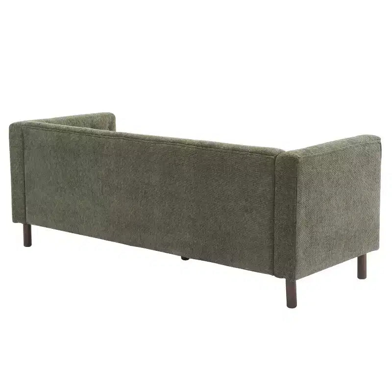Divano a 3 posti da 78W, imbottito, dal design trapuntato, per soggiorno