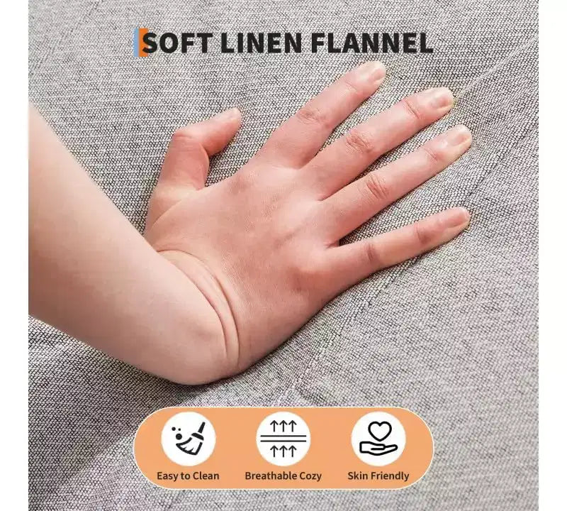 Divano letto regolabile 75,5 cm con reclinazione in 3 posizioni e design rialzato da terra per piccoli spazi (grigio/verde)