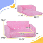 Sofa mit im Dunkeln leuchtendem Wolkenmuster und waschbarem Bezug