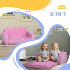 Sofa mit im Dunkeln leuchtendem Wolkenmuster und waschbarem Bezug