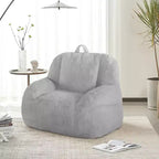 Riesiges Sitzsacksofa aus Kunstleder - Sitzsack für Erwachsene mit Polsterung und Griffen - perfekt für das Wohnzimmer - äußerst bequem.