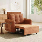 Sillón auxiliar moderno con cama extraíble, sillón cama 3 en 1, sofá cama individual para sala de estar, apartamento u oficina