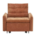 Sillón auxiliar moderno con cama extraíble, sillón cama 3 en 1, sofá cama individual para sala de estar, apartamento u oficina