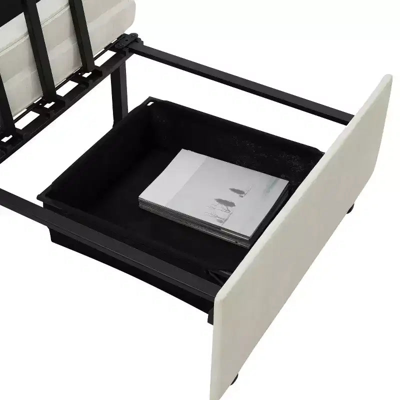 Poltrona moderna con lounge estraibile, letto trasformabile 3 in 1, divano letto singolo per soggiorno, appartamento o ufficio