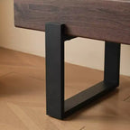 Banquette de salle à manger style campagne 59, avec plateau en MDF et pieds en métal, pour usages multiples