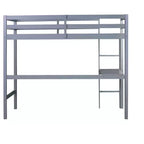Twin Bunk Bed Safety Rail No Box Spring Needed Solid Pine Wood