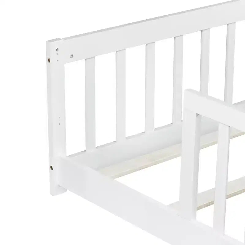 Letto a soppalco matrimoniale con contenitore salvaspazio in metallo resistente