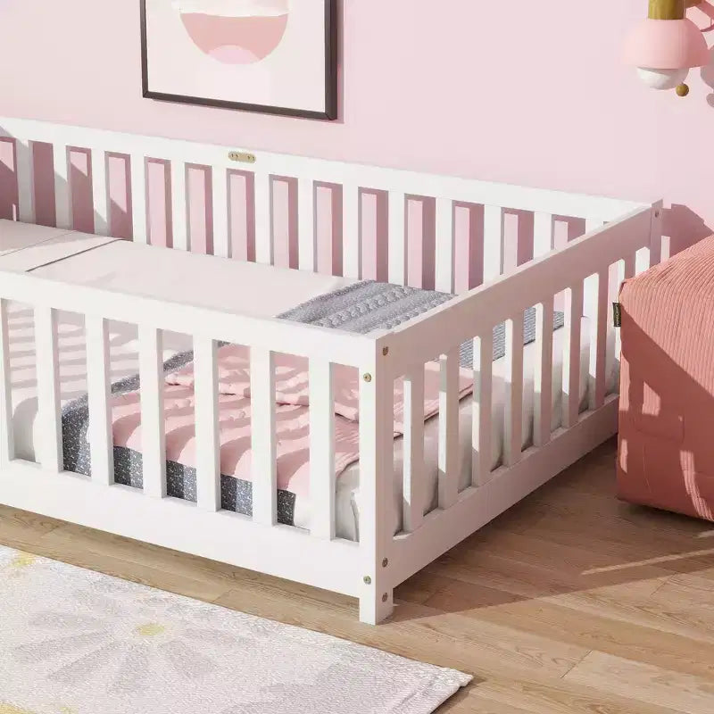 Letto a soppalco matrimoniale con contenitore salvaspazio in metallo resistente