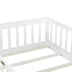Ruimtebesparend metalen hoogslaperframe met opbergruimte onder het bed, extra stevig