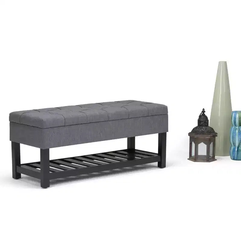 Panca pouf contenitore Wyatt 44 - WyndenHall