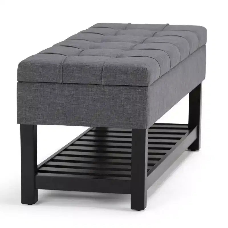 Panca pouf contenitore Wyatt 44 - WyndenHall