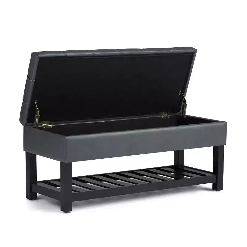 Panca pouf contenitore Wyatt 44 - WyndenHall