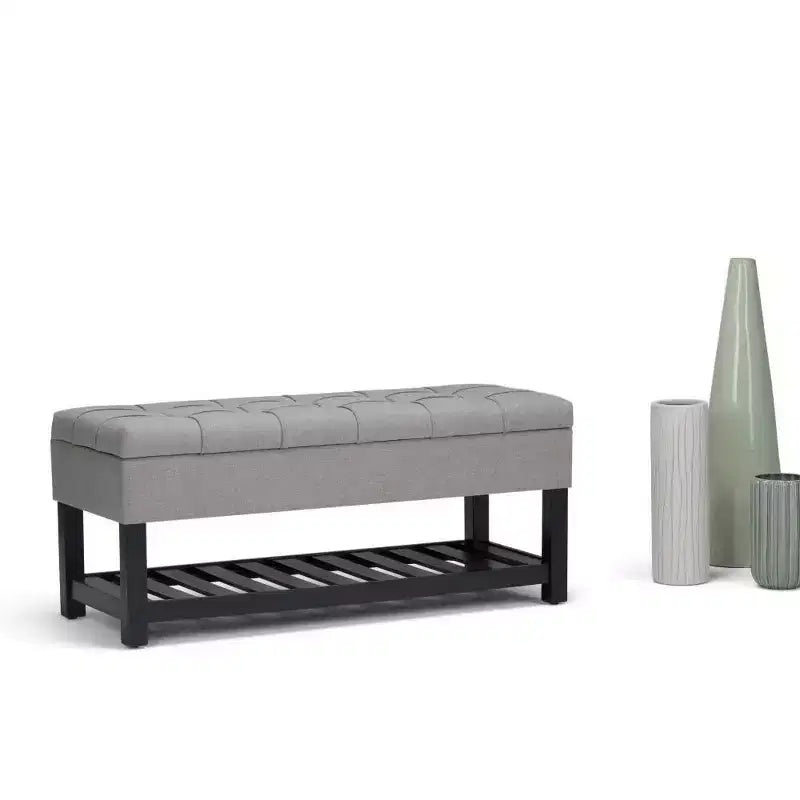 Panca pouf contenitore Wyatt 44 - WyndenHall
