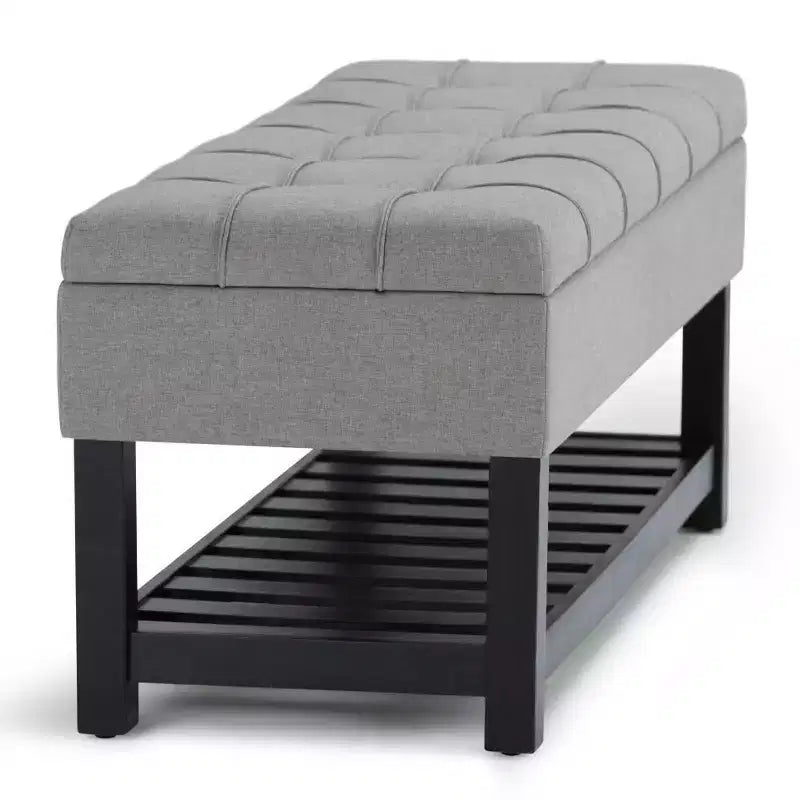 Panca pouf contenitore Wyatt 44 - WyndenHall
