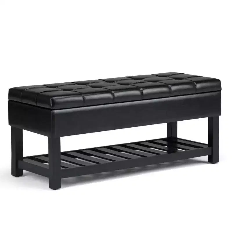 Panca pouf contenitore Wyatt 44 - WyndenHall