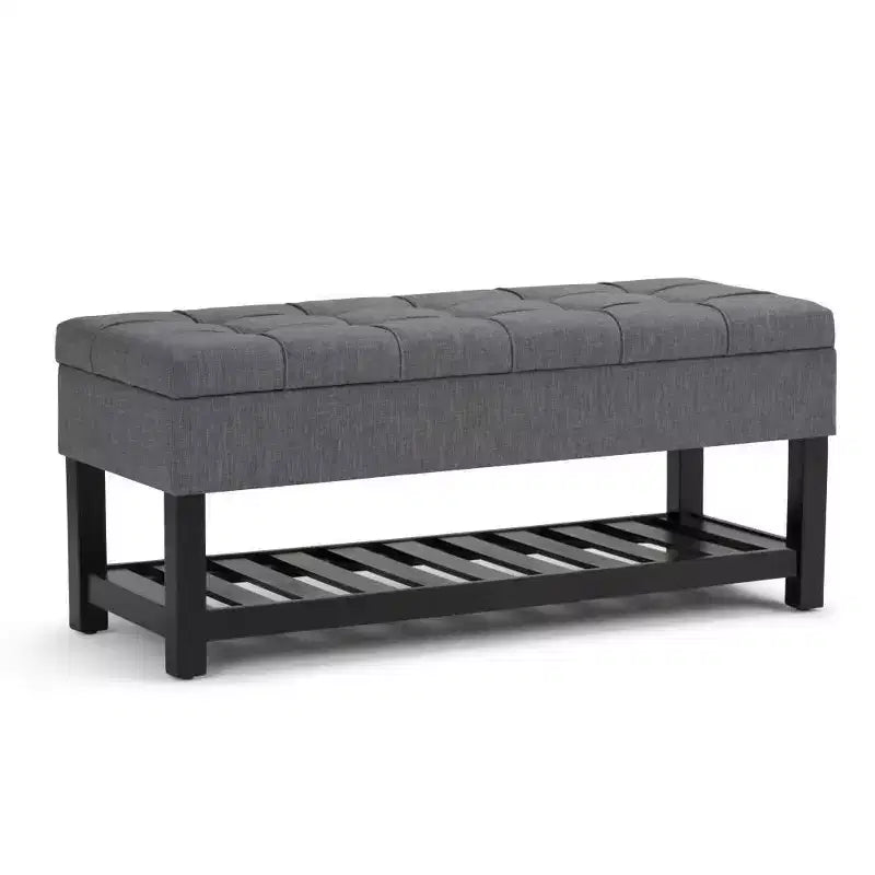 Panca pouf contenitore Wyatt 44 - WyndenHall