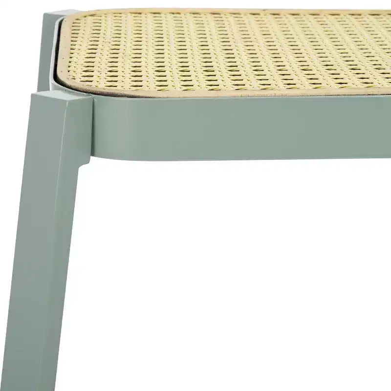 Sgabello Palmyra Cane - STL2500A - Aqua Smoke/Naturale