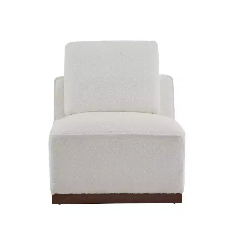 Divano modulare imbottito a 4 posti Evelyn con cuscini, Beige/Marrone